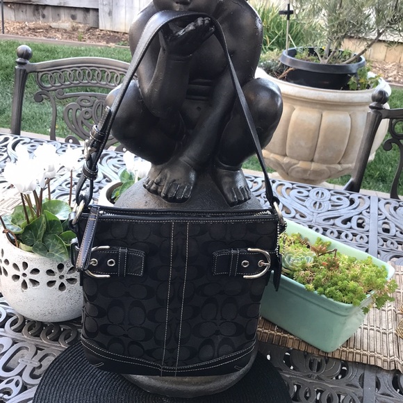 Vintage Coach Signature Soho Purse - Picture 12 of 14